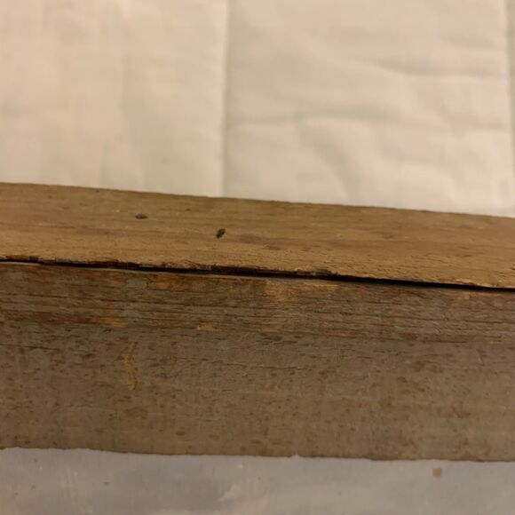 Original‎ Oil Painting Snowy Landscape Country Barn Sky Wood Frame 14x17 - Picture 11 of 11